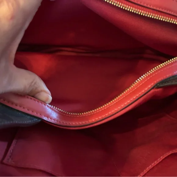 Coach Black and Red Women's Bag - Picture 8 of 10